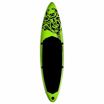 Stand Up Paddleboardset opblaasbaar 320x76x15 cm groen 3