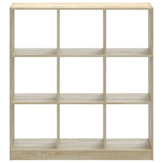 Boekenkast 102x32x108 cm bewerkt hout sonoma eikenkleurig 4