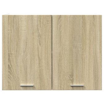 Hangkast 80x31x60 cm bewerkt hout sonoma eikenkleurig 5