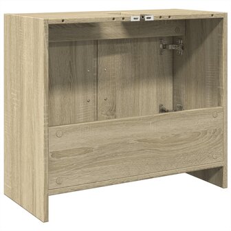 Wastafelkast 63x29x55 cm bewerkt hout sonoma eikenkleurig 7