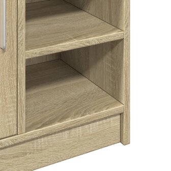 Wastafelkast 63x29x55 cm bewerkt hout sonoma eikenkleurig 9