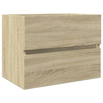 Wastafelkast 60x38,5x45 cm spaanplaat sonoma eikenkleurig 2