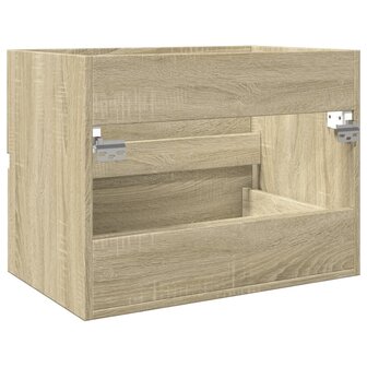 Wastafelkast 60x38,5x45 cm spaanplaat sonoma eikenkleurig 6