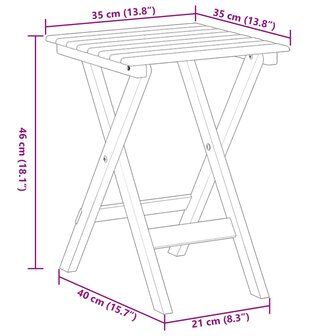 Schommelstoelen 2 st met inklapbare tafel populierenhout zwart 9