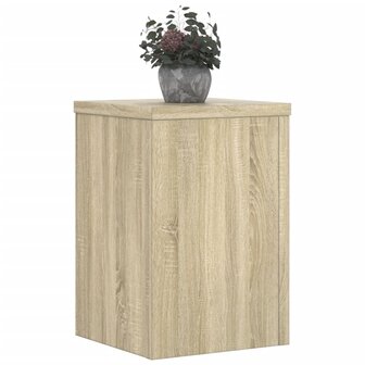 Plantenstandaards 2 st 20x20x30 cm bewerkt hout sonoma eiken 3