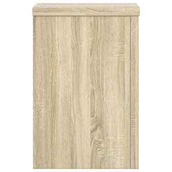 Plantenstandaards 2 st 20x20x30 cm bewerkt hout sonoma eiken 6