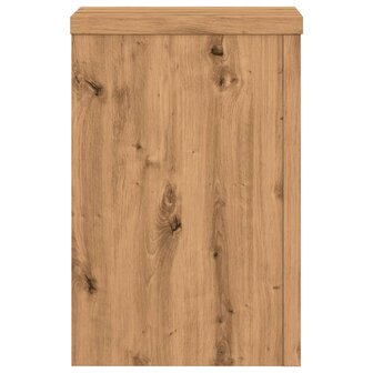 Plantenstandaards 2 st 20x20x30 cm hout artisanaal eiken 6