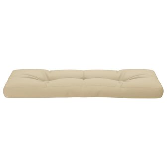 Palletkussen 120x40x12 cm stof beige 5