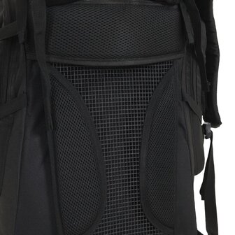 Wandelrugzak 100 L oxford stof zwart 4