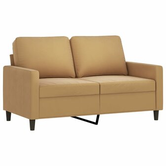 2-delige Loungeset met kussens fluweel bruin 3