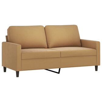 2-delige Loungeset met kussens fluweel bruin 4