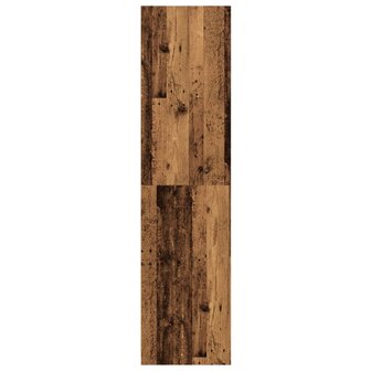 Kledingkast 50x50x200 cm bewerkt hout oud hout 5