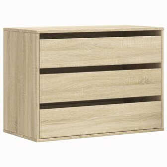 Ladekast 80x41x58 cm bewerkt hout sonoma eikenkleurig 2