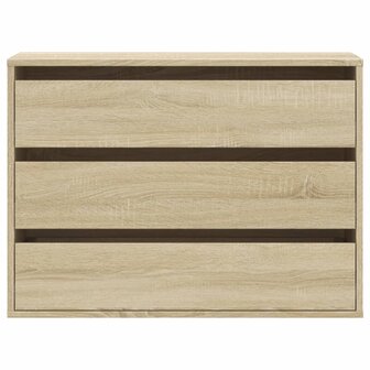 Ladekast 80x41x58 cm bewerkt hout sonoma eikenkleurig 4