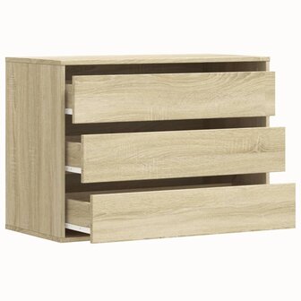 Ladekast 80x41x58 cm bewerkt hout sonoma eikenkleurig 5