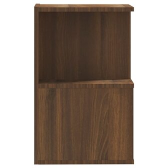 Nachtkastjes 2 st 35x35x55 cm bewerkt hout bruin eikenkleur 7