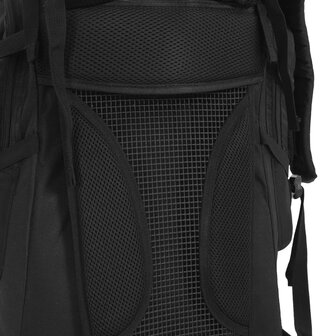 Wandelrugzak 60 L oxford stof zwart 4