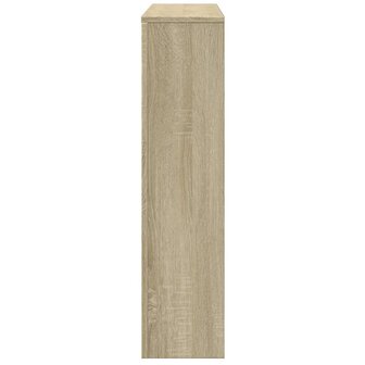 Radiatorombouw 149x20x82 cm bewerkt hout sonoma eikenkleurig 4