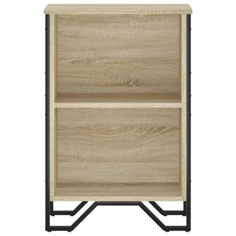 Boekenkast 50x31x74,5 cm bewerkt hout sonoma eikenkleurig 4