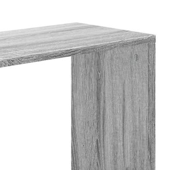 Boekenkast 5-laags 80,5x23,5x162,5 cm bewerkt hout grijs sonoma 6