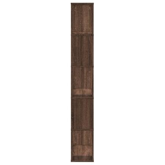 Boekenkast 5-laags 80,5x23,5x162,5 cm hout bruin eikenkleurig 4