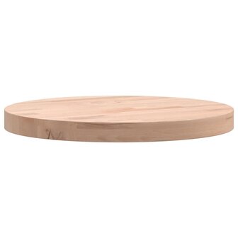 Tafelblad rond &Oslash;30x2,5 cm massief beukenhout 5