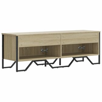 Tv-meubel 122x34x41 cm bewerkt hout sonoma eikenkleurig 6