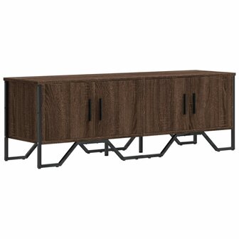 Tv-meubel 122x34x41 cm bewerkt hout bruin eikenkleurig 2