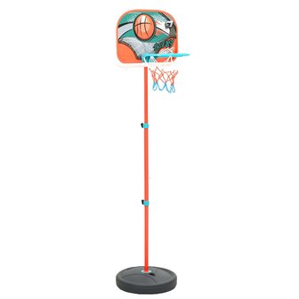 Basketbalset draagbaar verstelbaar 133-160 cm 1