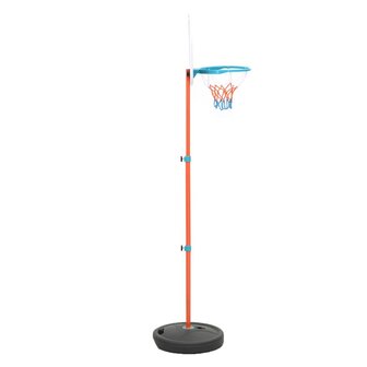 Basketbalset draagbaar verstelbaar 133-160 cm 3