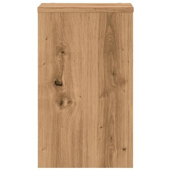 Plantenstandaards 2 st 30x30x50 cm hout artisanaal eiken 5