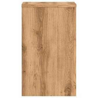 Plantenstandaards 2 st 30x30x50 cm hout artisanaal eiken 6