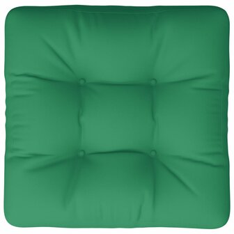 Palletkussen 60x60x12 cm stof groen 6