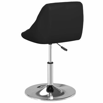 Eetkamerstoelen 4 st kunstleer zwart 4