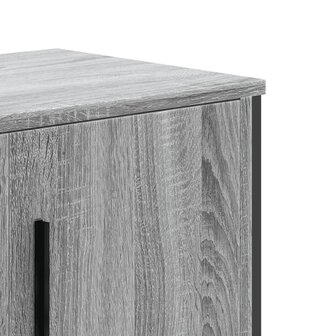 Tv-meubel 180x34x41 cm bewerkt hout grijs sonoma eikenkleurig 7