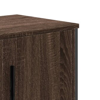 Tv-meubel 180x34x41 cm bewerkt hout bruin eikenkleurig 7