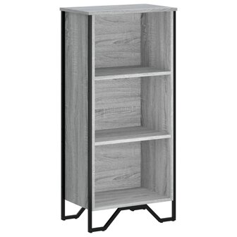 Boekenkast 50x31x106 cm bewerkt hout grijs sonoma eikenkleurig 2