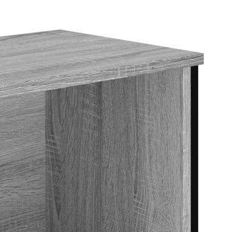 Boekenkast 50x31x106 cm bewerkt hout grijs sonoma eikenkleurig 7