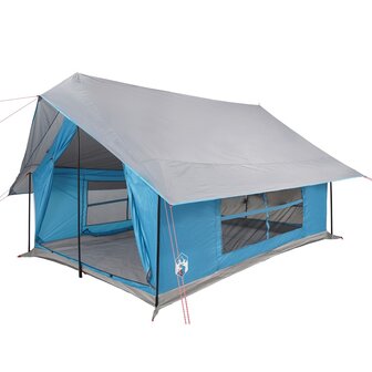 Tent 5-persoons waterdicht blauw 3