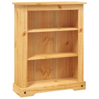 Boekenkast grenenhout met 3 planken Corona-stijl 81x29x100 cm 2