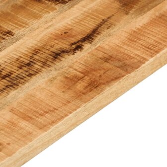 Tafelblad rechthoekig 50x20x2,5 cm massief ruw mangohout 7