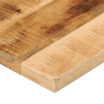 Tafelblad rechthoekig 60x20x2,5 cm massief ruw mangohout 6