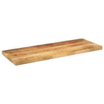 Tafelblad rechthoekig 70x20x2,5 cm massief ruw mangohout 2