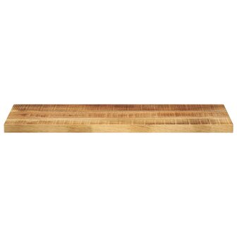 Tafelblad rechthoekig 70x20x2,5 cm massief ruw mangohout 3