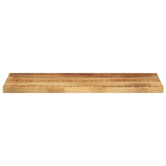 Tafelblad rechthoekig 80x20x2,5 cm massief ruw mangohout 3