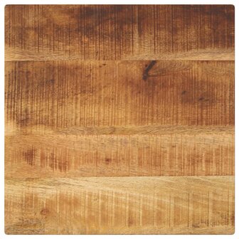 Tafelblad vierkant 40x40x2,5 cm massief ruw mangohout 1