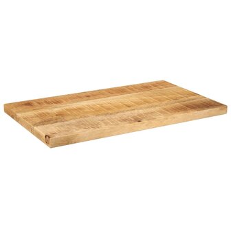 Tafelblad rechthoekig 50x20x3,8 cm massief ruw mangohout 2