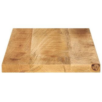 Tafelblad rechthoekig 60x20x3,8 cm massief ruw mangohout 4