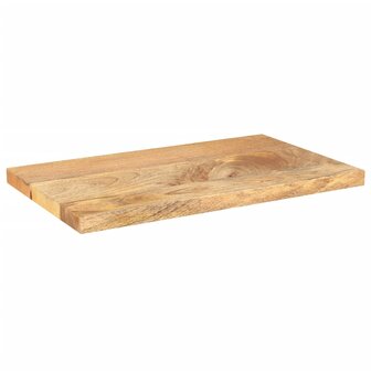 Tafelblad rechthoekig 60x20x2,5 cm massief mangohout 2