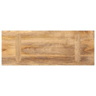 Tafelblad rechthoekig 80x20x2,5 cm massief mangohout 5